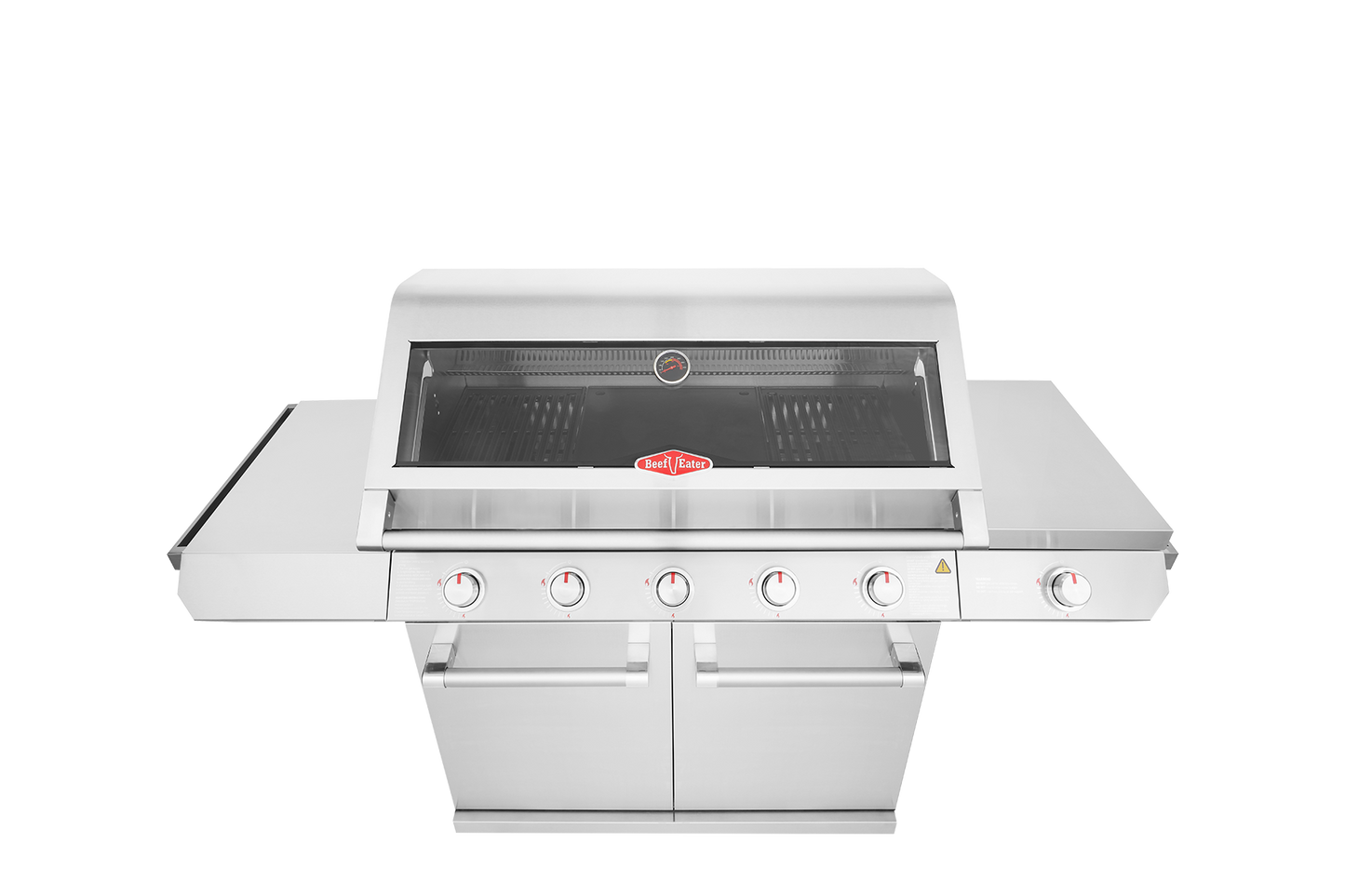 BeefEater 7000 Series Classic 5 Burner Gas BBQ with Side Burner and Trolley