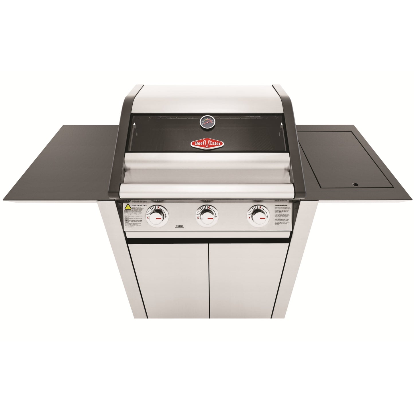 Beefeater 1600S 3 Burner BBQ & Side Burner Trolley