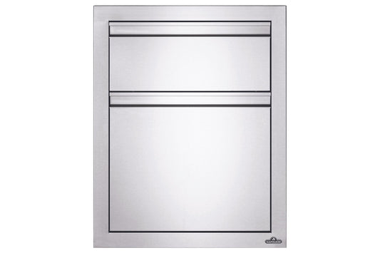Napoleon 18 x 24 inch Double Drawer Waste Bin