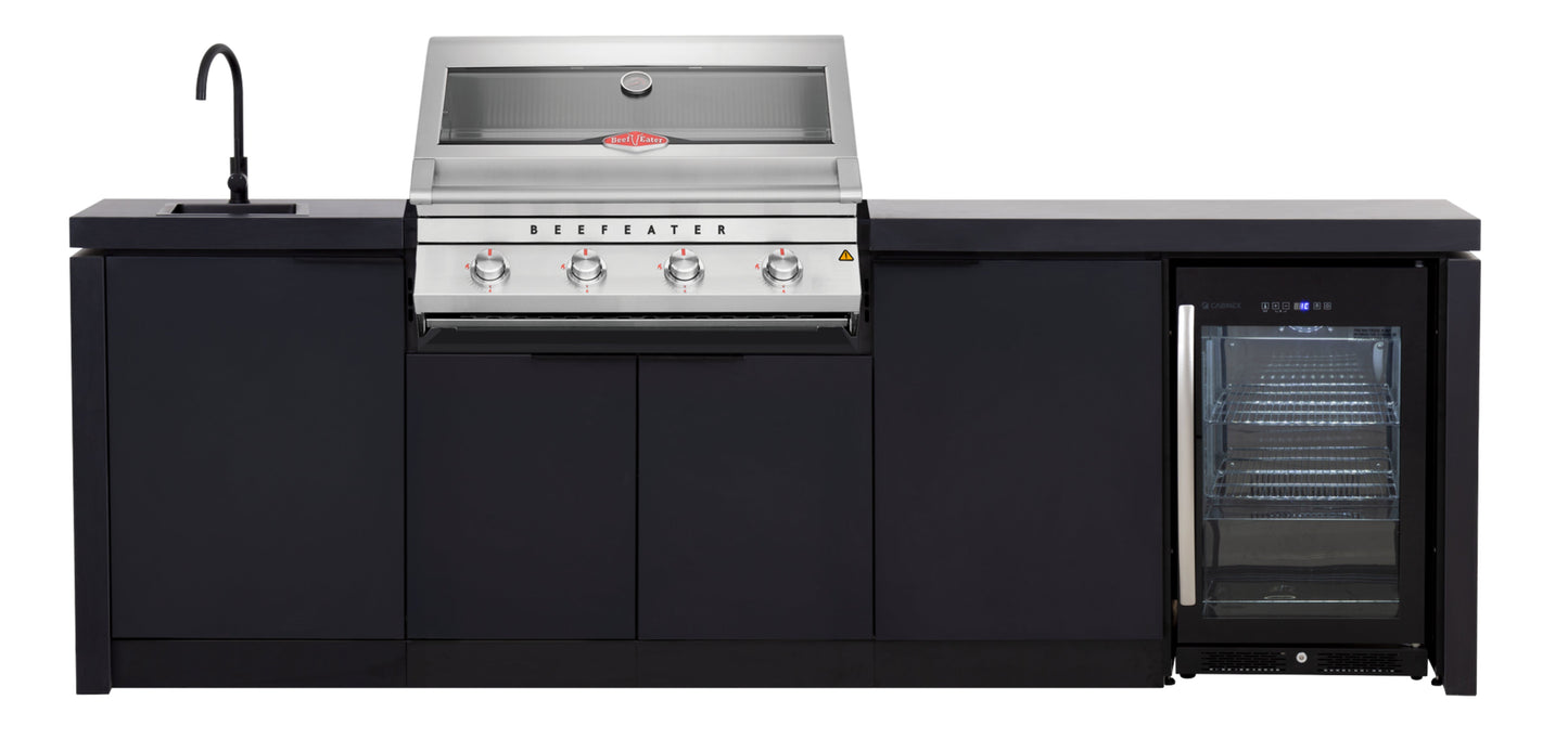 Cabinex Classic Outdoor Kitchen Paired with Beefeater 7000 4 burner