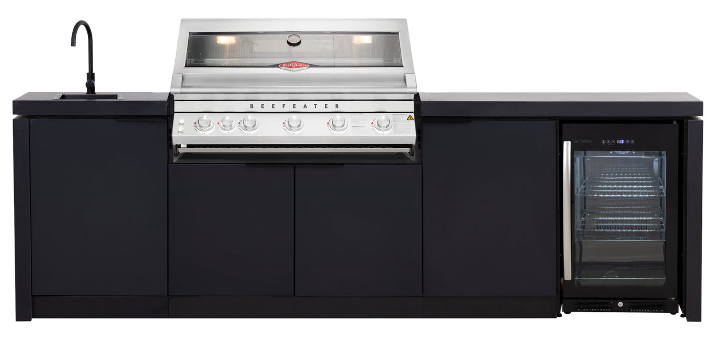 Cabinex Classic Outdoor Kitchen Paired with Beefeater 7000 5 Burner