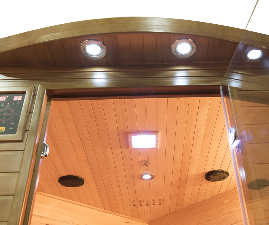 Spectra 3 person infrared indoor corner sauna