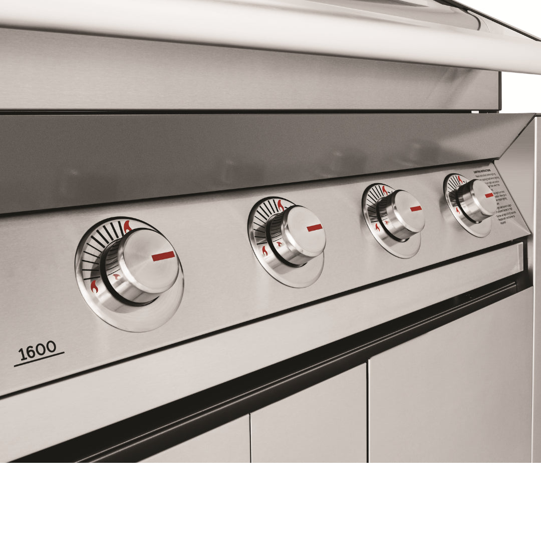 Beefeater 1600S 5 Burner BBQ & Side Burner Trolley