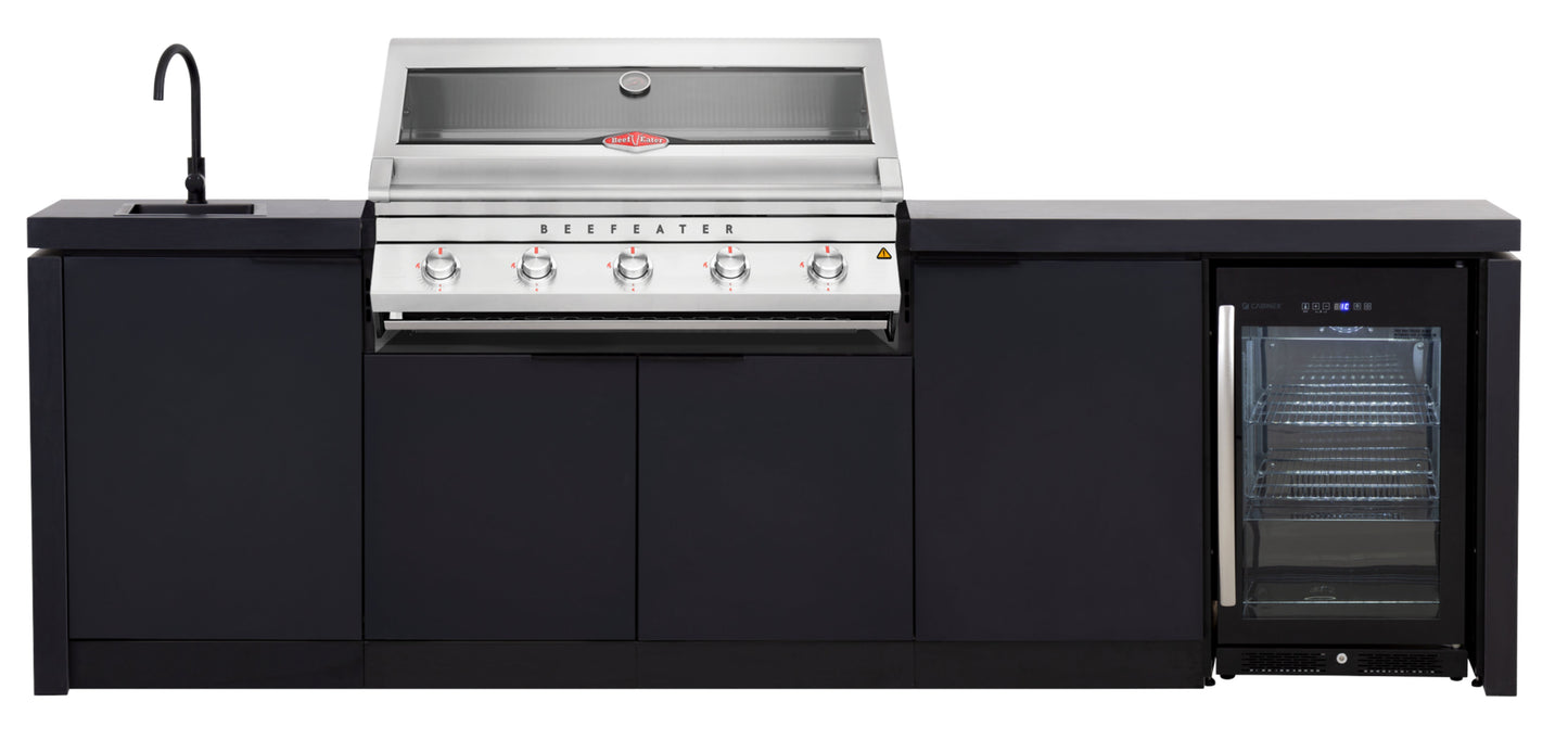 Cabinex Classic Outdoor Kitchen Paired with Beefeater 7000 5 Burner